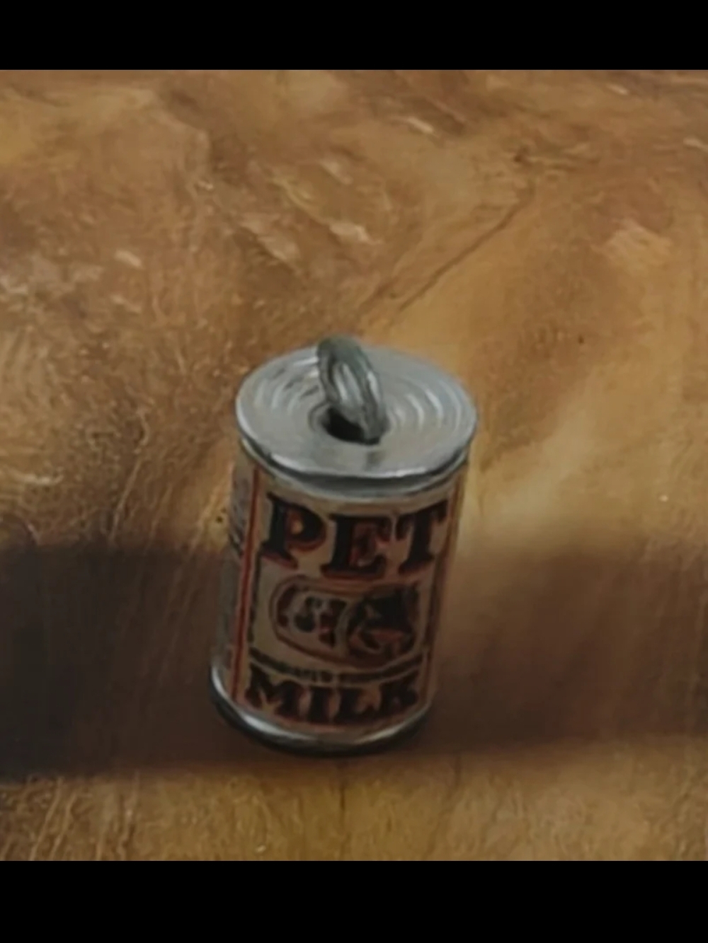 Vintage 1939 Worlds Fair Heinz 57 Miniature Souvenir Pet Milk Soup Can Charm